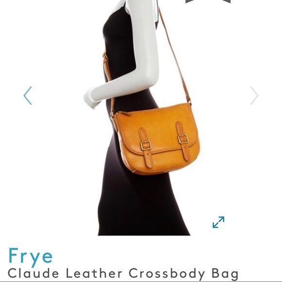 Frye Handbags - FRYE Claude Leather Crossbody Bag